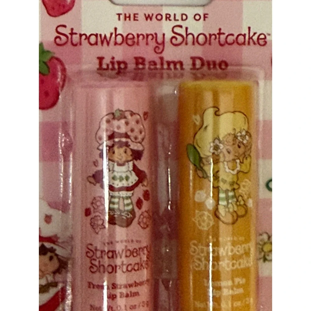 Strawberry Shortcake Lip Balm Duo Fresh Strawberry Lemon Pie 2 Pack New